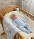 Babygrow em Tricot Azul Bebé