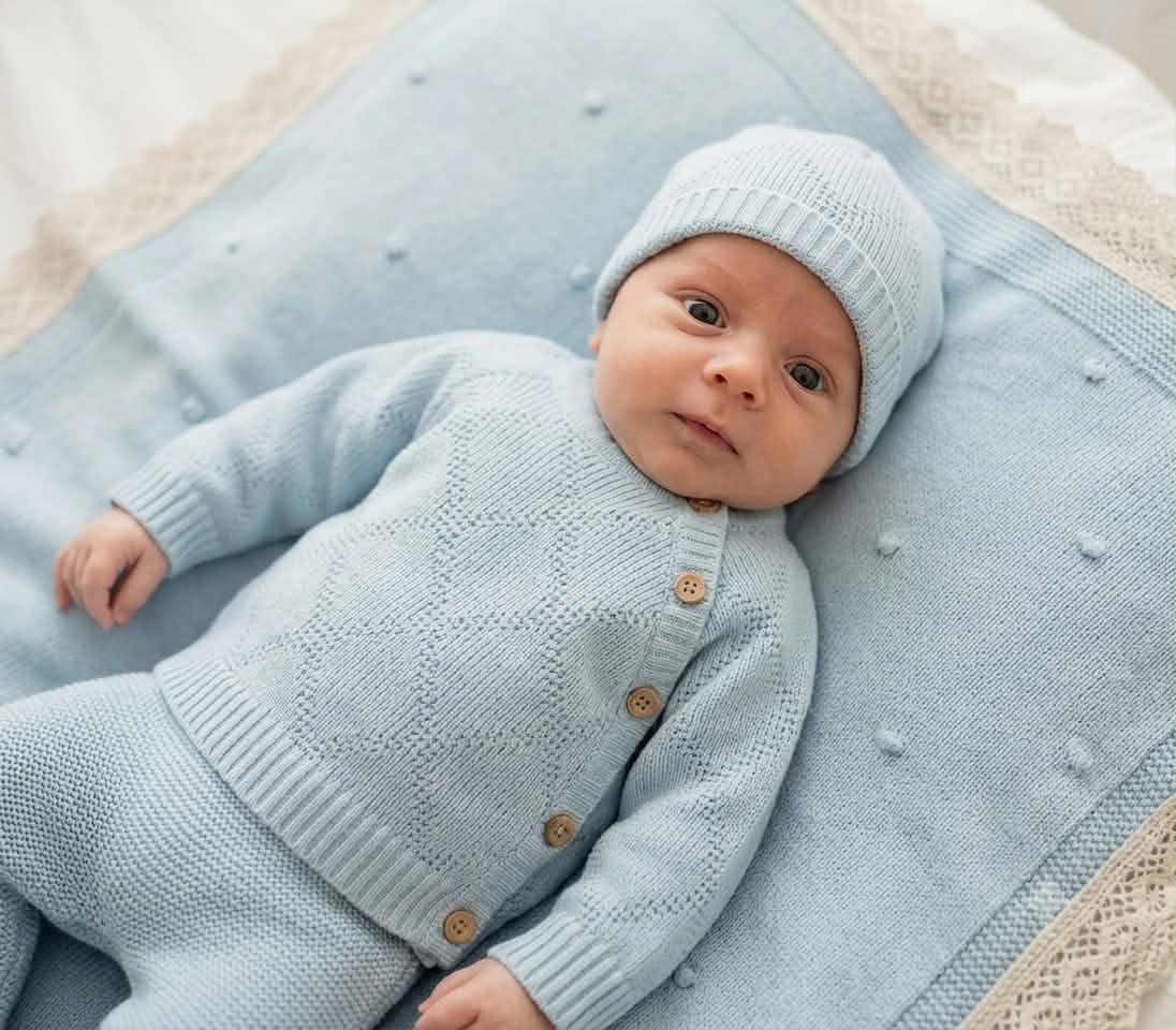 Conjunto malha azul