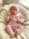 Conjunto malha rosa velho