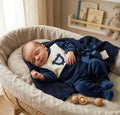 Conjunto ursinho azul marinho