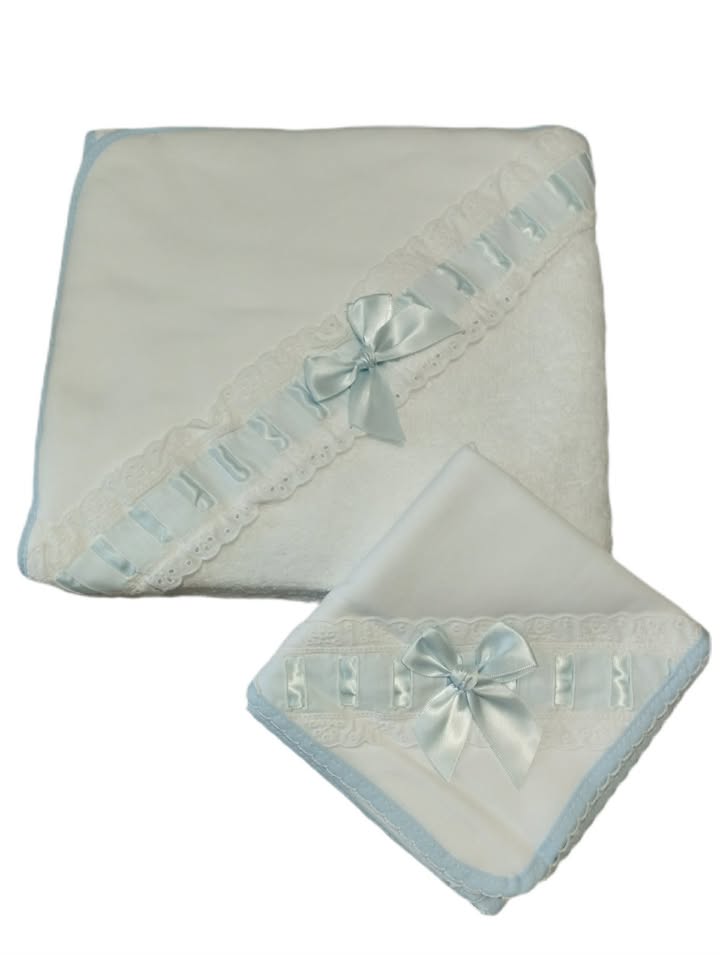 Conjunto toalha e fralda
