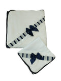 Conjunto toalha e fralda