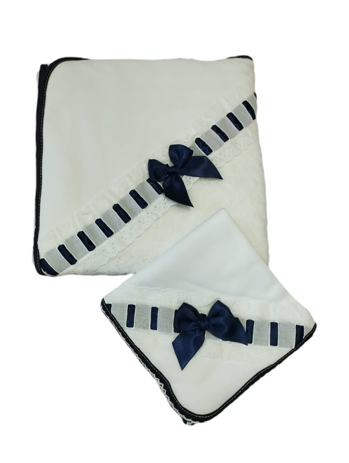 Conjunto toalha e fralda