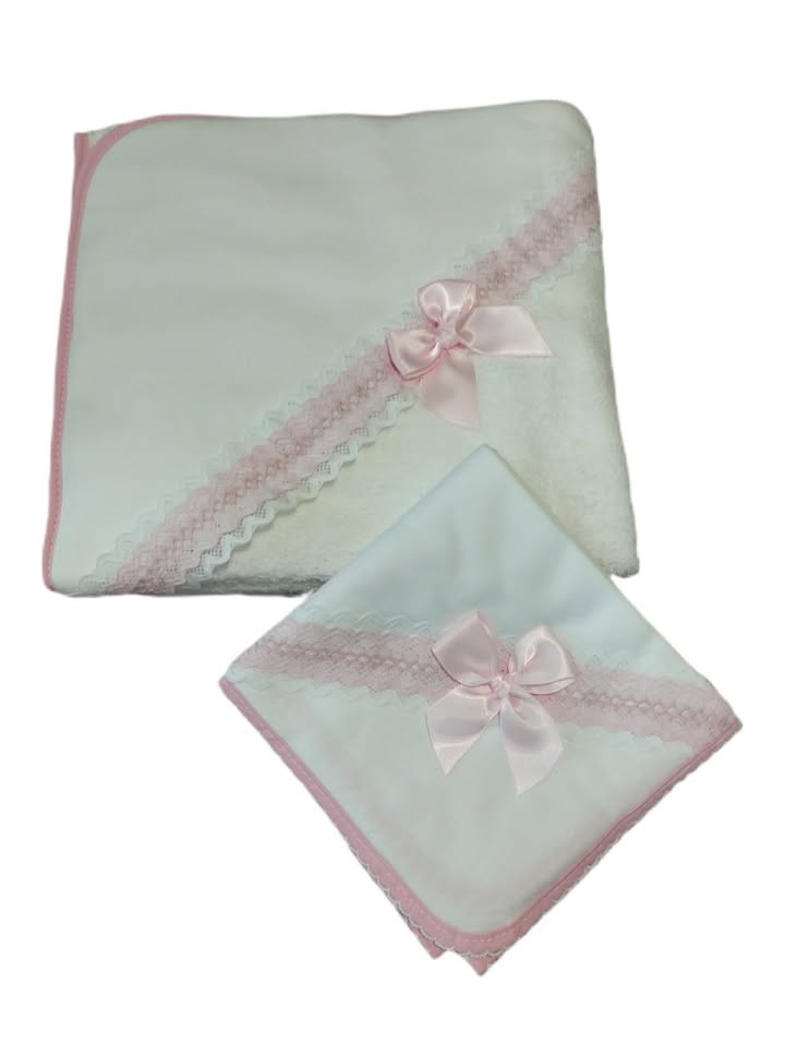 Conjunto toalha e fralda