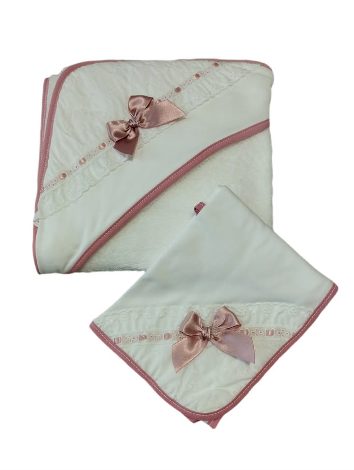Conjunto toalha e fralda